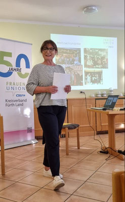 Vorsitzende der Frauen-Union Kreis Fürth Land - Adelheid Seifert