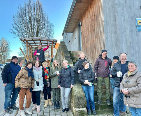 Unsere Bürgermeisterkandidation der Herzen Claudia Augustion mit Frauen-Union Stein und Frauen-Union Oberasbach