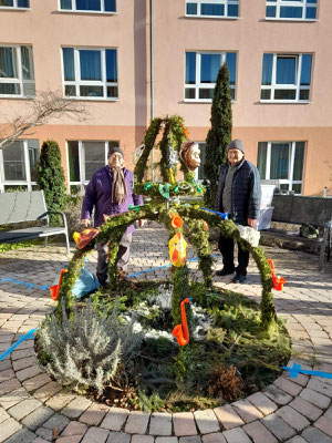 Faschingsbrunnen in der K&S Seniorenresidenz Zirndorf