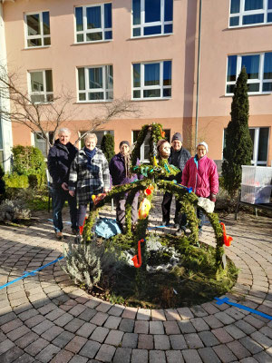 Faschingsbrunnen in der K&S Seniorenresidenz Zirndorf