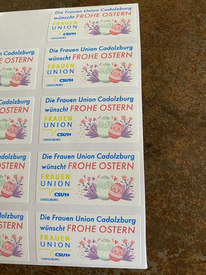 Die Frauen-Union Cadolzburg wünscht frohe Ostern