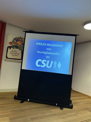 Neumitgliederempfang der CSU im Landkreis Fürth !