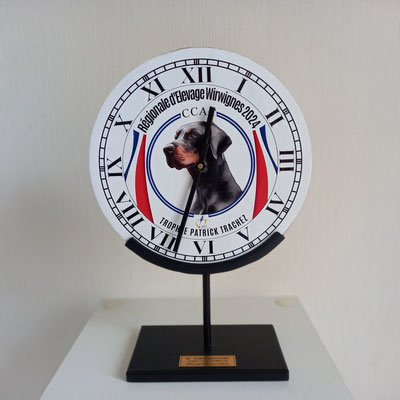 Pendule offerte par Laura Isbled pour le CACC 