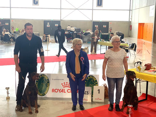 Juge Anne-Marie CLASS - MEILLEUR DE RACE SIRCEY DELLA GUARDIA NERA