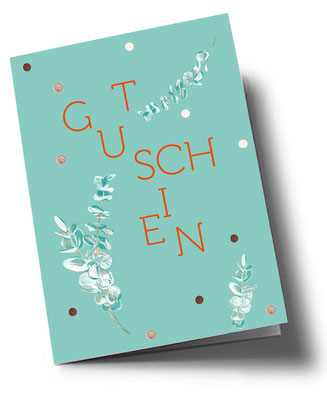 Gutschein Typo