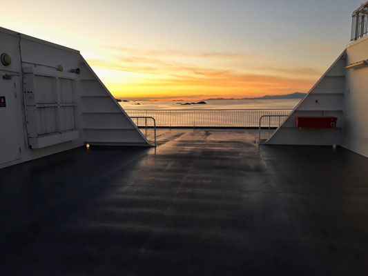 Ferry back from Vancouver