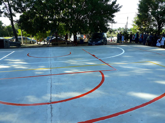 PINTADO DE LINEAS DE BASQUET, ap  plastificados