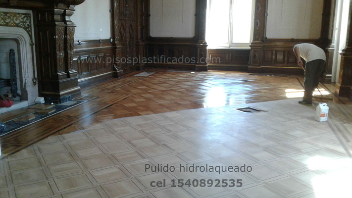 pintado de pisos de madera hidrolaqueado, ap  plastificados