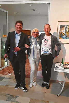 Organisator Matthias Kretschmer und Besucher