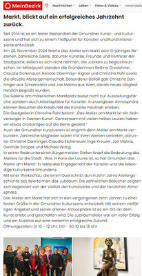 Beitrag zur Eröffnung durch meinbezirk.at