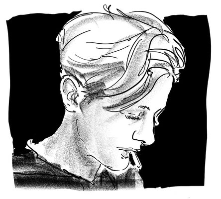 Smoking, IPad Drawing