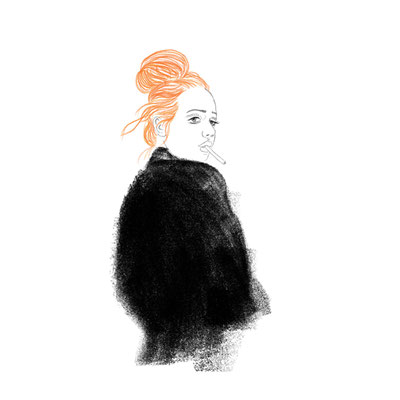 C`est Paris Mon Dieu, IPad Drawing