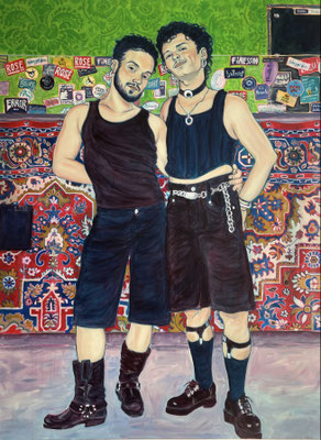The Ambassadors, 2024, Acrylic on canvas, 160x140cm