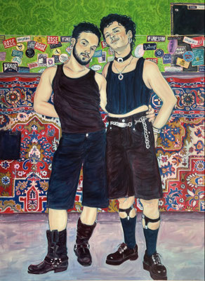 The Ambassadors, 2024, Acrylic on canvas, 160x140cm