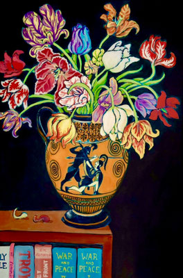 War and Peace I, Acrylic on linen, 60 x 40 cm (23.6 x 15.7 inches), 2026