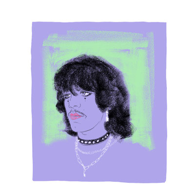 Portrait of a Young Man, IPad Drawing