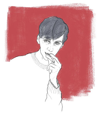 The Smoker, IPad Drawing