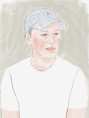 Polo Cap, IPad Drawing