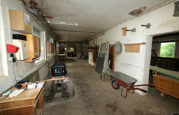 Teilbereich der Werkstatt 