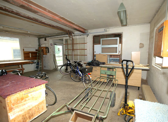 Teilbereich der Werkstatt 