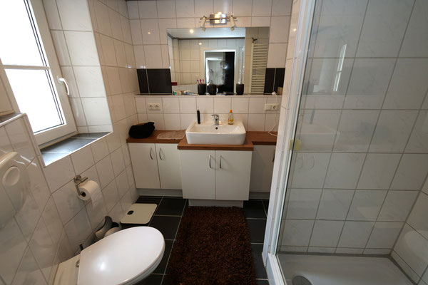 Dusche/WC Whg.1, Vorderhaus DG