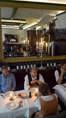 Zum Abschluß ein Mittagessen im Restaurant Machiavelli