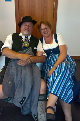 Kontrolle überstanden - Bei einem echten Trachtler dauert das länger...