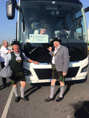 Unser persönlicher "Radwan"-Bus für 4 Tage