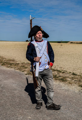 2018   Reconstitution Bataille de Valmy 1792. Soldat.