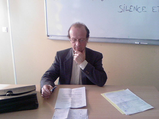 2007   "Cent Paroles". Court Métrage. Professeur,et Prêcheur.
