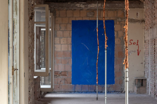 2022 Ante operam - progetto outdoor di pianobi - Palazzo Marescalchi Belli, Roma - Luca Grechi, Lulù Nuti