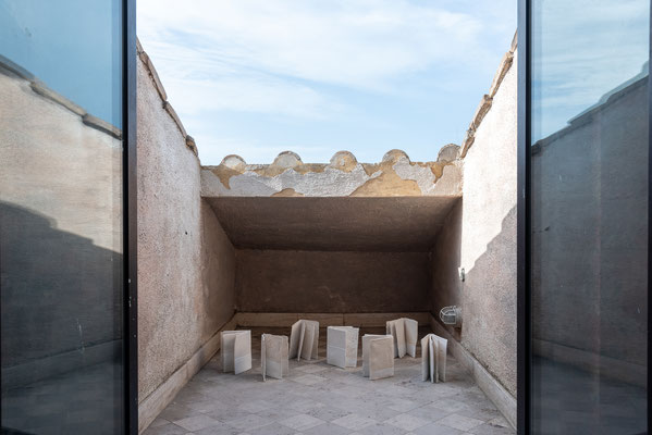 2022 Ante operam - progetto outdoor di pianobi - Palazzo Marescalchi Belli, Roma - Cristiana Pacchiarotti