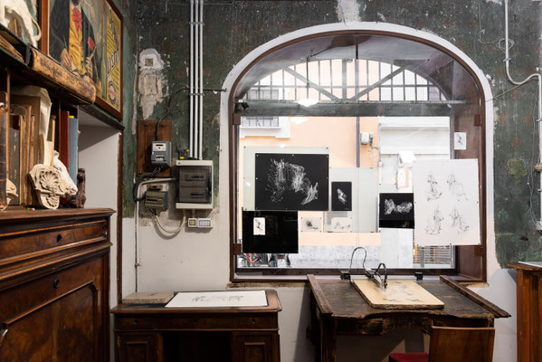 2022 Ante operam - progetto outdoor di pianobi - Palazzo Marescalchi Belli, Roma - Julien Prévieux