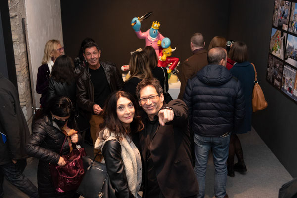 2022 Inaugurazione The Lobster Empire, Philip Colbert - Complesso di San Salvatore in Lauro, Roma