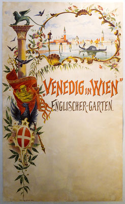 Plakat für "Venedig in Wien"