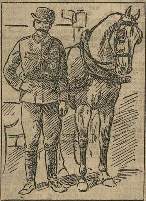 Postillion um 1900