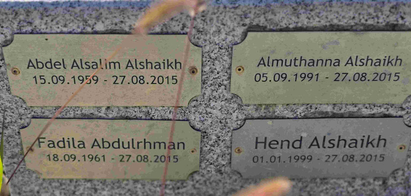 Grab der Fam. Alshaikh am islamischen Friedhof in Wien-Liesing