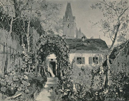 "Garten im Pfarrhof von Weissenkirchen"