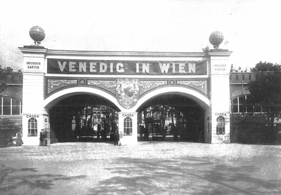 Eingang zu "Venedig in Wien"