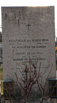 Grab v. Alexander Mell am Ober-St.Veiter FH in Wien