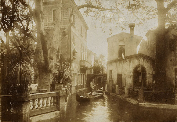 Kanalszene von "Venedig in Wien"