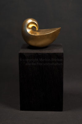 Skulptur aus Lindenholz mit Blattgold