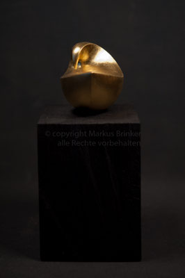 Skulptur aus Lindenholz mit Blattgold