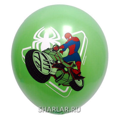 Воздушные шары с гелием с рисунком Человек Паук - купить в Казани