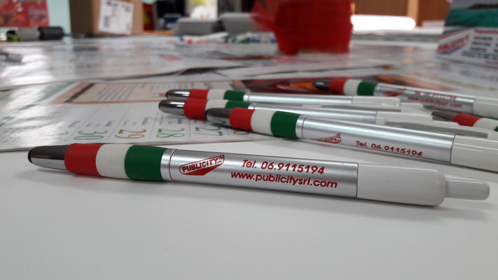 Penna con gommino per touch-screen, stampata ad 1 colore