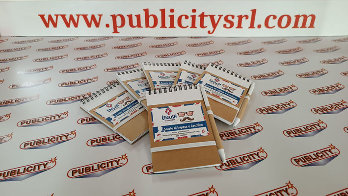 Bock notes con penna - personalizzati