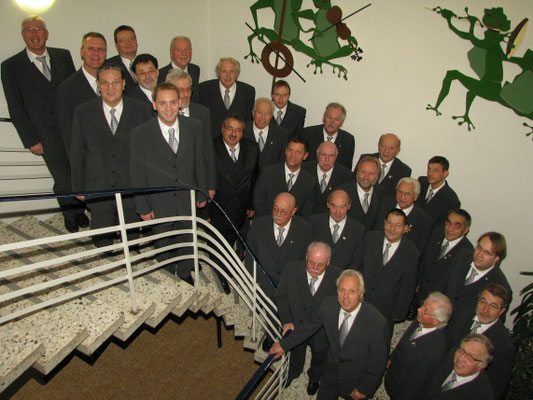 2011 im Aufwärtstrend! Nicht auf dem Bild: Raimund Döbert, Alexander Lingsch, Ernst Meister, Steffen Krüger, Ludwig Brenner, Thomas Förster, Gerhard Schöner, Johannes Friedel, Volker Dollinger, Heinz Busch, Jürgen Engelhardt und Werner Eichstädter