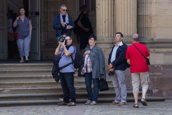 Tu vises la flèche de la cathédrale ?