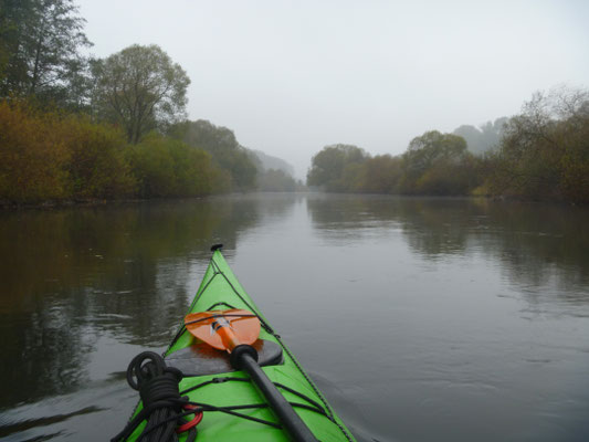 Paddeln im Herbst -  Lahn von Cölbe bis Lahnstein in 5 Tagen