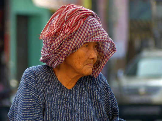 alte Frau in Vietnam